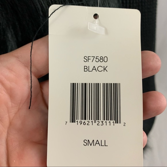 NWT | Shelly Collection | Black Faux Fur Vest | Sz S - Picture 11 of 16